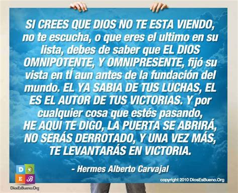 hermes alberto carvajal|Reflexiones y frases Dios Es Bueno .